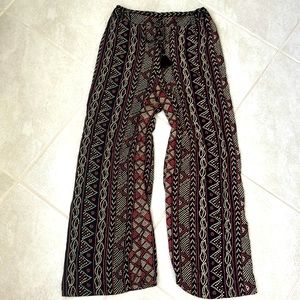 Angie Boho wide leg pants